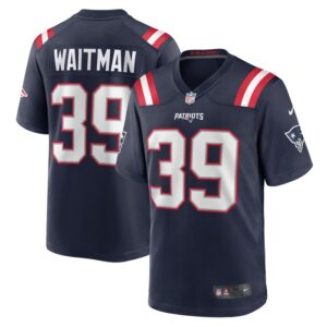 Corliss Waitman New England Patriots Nike Team Game Jersey -  Navy- 49Native