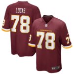 Cornelius Lucas Washington Football Team Nike Game Player Jersey - Burgundy- 49Native