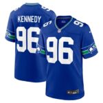 Cortez Kennedy Seattle Seahawks Nike Throwback Retired Player Game Jersey - Royal- 49Native