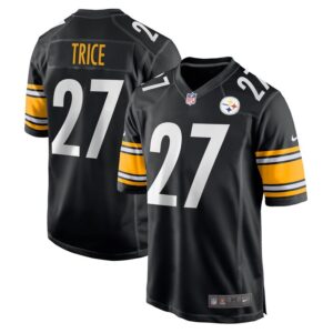 Cory Trice Pittsburgh Steelers Nike  Game Jersey -  Black- 49Native