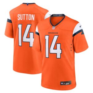 Courtland Sutton Denver Broncos Nike Mile High Collection Game Jersey - Orange- 49Native