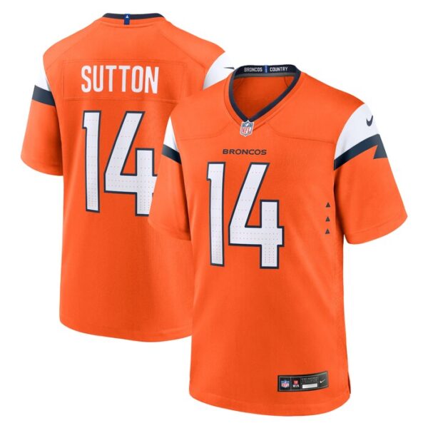 Courtland Sutton Denver Broncos Nike Mile High Collection Game Jersey - Orange- 49Native