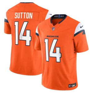 Courtland Sutton Denver Broncos Nike Mile High Collection Vapor F.U.S.E. Limited Jersey - Orange- 49Native