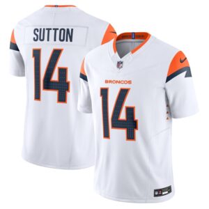 Courtland Sutton Denver Broncos Nike Mile High Collection Vapor F.U.S.E. Limited Jersey - White- 49Native