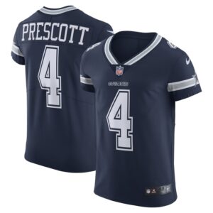 Dak Prescott Dallas Cowboys Nike Vapor Elite Player Team Jersey - Navy- 49Native