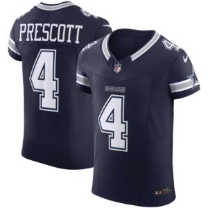Dak Prescott Dallas Cowboys Nike Vapor F.U.S.E. Elite Jersey - Navy- 49Native