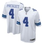 Dak Prescott Dallas Cowboys Nike Game Team Jersey - White- 49Native