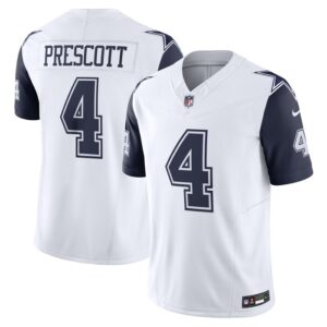 Dak Prescott Dallas Cowboys Nike Vapor F.U.S.E. Limited Jersey - White- 49Native