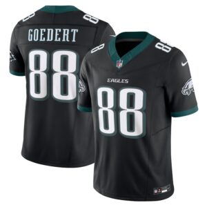 Dallas Goedert Philadelphia Eagles Nike Alternate Vapor F.U.S.E. Limited Jersey - Black- 49Native