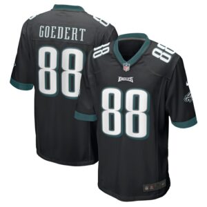 Dallas Goedert Philadelphia Eagles Nike Game Jersey - Black- 49Native