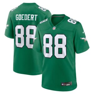 Dallas Goedert Philadelphia Eagles Nike Alternate Game Player Jersey - Kelly Green- 49Native