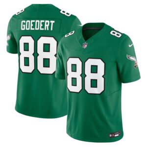 Dallas Goedert Philadelphia Eagles Nike Vapor F.U.S.E. Limited Jersey - Kelly Green- 49Native