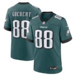 Dallas Goedert Philadelphia Eagles Nike Team Game Jersey - Midnight Green- 49Native