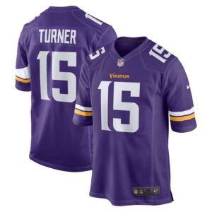 Dallas Turner Minnesota Vikings Nike 2024 NFL Draft First Round Pick Player Game Jersey - Purple- 49Native