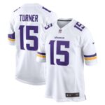 Dallas Turner Minnesota Vikings Nike Game Jersey -  White- 49Native