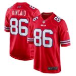 Dalton Kincaid Buffalo Bills Nike Alternate Game Jersey - Red- 49Native