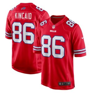 Dalton Kincaid Buffalo Bills Nike Alternate Game Jersey - Red- 49Native
