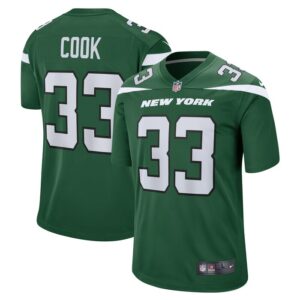 Dalvin Cook New York Jets Nike Game Player Jersey - Gotham Green- 49Native