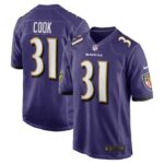 Dalvin Cook Baltimore Ravens Nike  Game Jersey -  Purple- 49Native