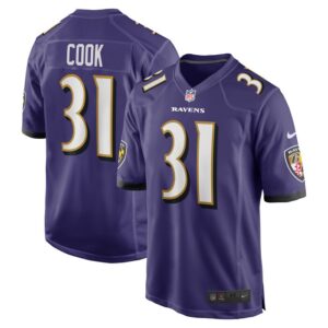 Dalvin Cook Baltimore Ravens Nike  Game Jersey -  Purple- 49Native