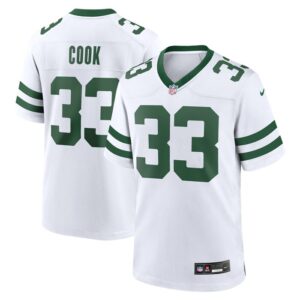 Dalvin Cook New York Jets Nike Legacy Player Jersey - White- 49Native
