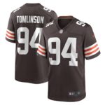Dalvin Tomlinson Cleveland Browns Nike Game Player Jersey - Brown- 49Native