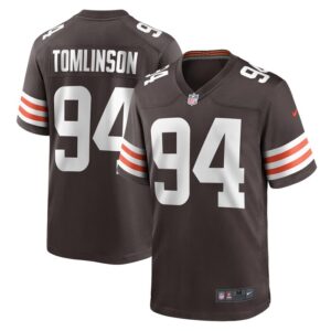 Dalvin Tomlinson Cleveland Browns Nike Game Player Jersey - Brown- 49Native