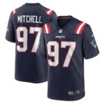 DaMarcus Mitchell New England Patriots Nike Game Player Jersey - Navy- 49Native