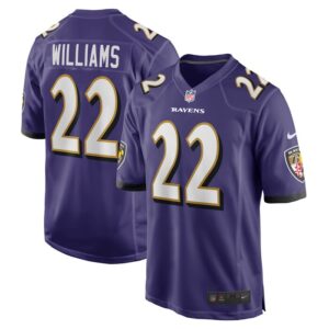 Damarion Williams Baltimore Ravens Nike Player Game Jersey - Purple- 49Native