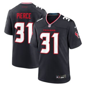 Dameon Pierce Houston Texans Nike Game Jersey - Navy- 49Native