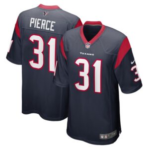 Dameon Pierce Houston Texans Nike Game Player Jersey - Navy- 49Native
