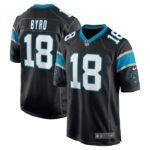 Damiere Byrd Carolina Panthers Nike Game Player Jersey - Black- 49Native