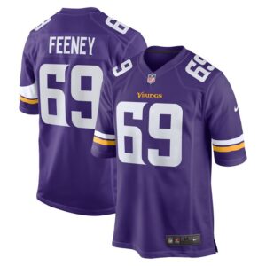 Dan Feeney Minnesota Vikings Nike Team Game Jersey -  Purple- 49Native