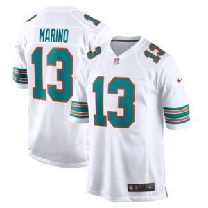Dan Marino Miami Dolphins Nike Retired Player Jersey - White- 49Native