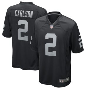 Daniel Carlson Las Vegas Raiders Nike Game Player Jersey - Black- 49Native