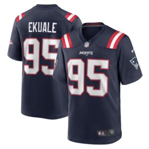 Daniel Ekuale New England Patriots Nike Game Player Jersey - Navy- 49Native