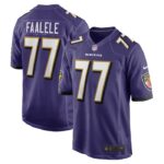Daniel Faalele Baltimore Ravens Nike Player Game Jersey - Purple- 49Native