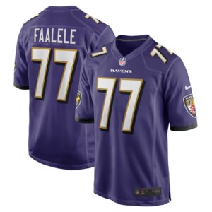 Daniel Faalele Baltimore Ravens Nike Player Game Jersey - Purple- 49Native