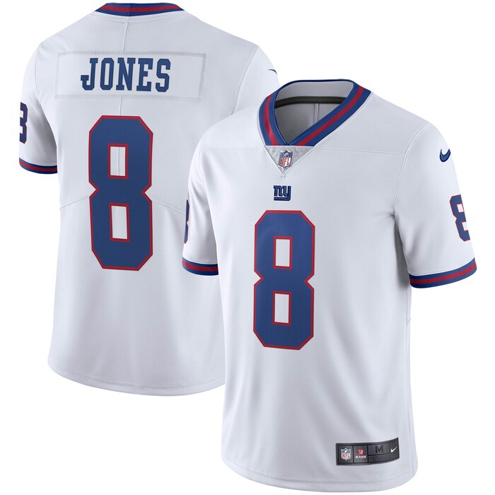Daniel Jones New York Giants Nike Vapor Untouchable Color Rush Limited Player Jersey White 49native
