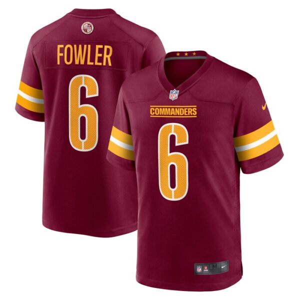 Dante Fowler Jr. Washington Commanders Nike Game Jersey -  Burgundy- 49Native