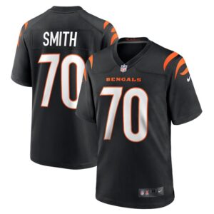 D'Ante Smith Cincinnati Bengals Nike Game Jersey - Black- 49Native