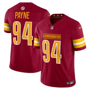 Daron Payne Washington Commanders Nike Vapor F.U.S.E. Limited Jersey - Burgundy- 49Native