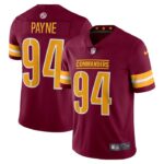 Da'Ron Payne Washington Commanders Nike Vapor Limited Jersey - Burgundy- 49Native
