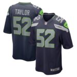 Darrell Taylor Seattle Seahawks Nike Game Jersey - College Navy- 49Native