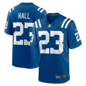 Darren Hall Indianapolis Colts Nike Team Game Jersey -  Royal- 49Native