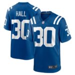 Darren Hall Indianapolis Colts Nike Team Game Jersey -  Royal- 49Native
