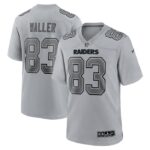Darren Waller Las Vegas Raiders Nike Atmosphere Fashion Game Jersey - Gray- 49Native