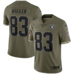 Darren Waller Las Vegas Raiders Nike 2022 Salute To Service Limited Jersey - Olive- 49Native