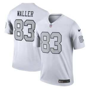 Darren Waller Las Vegas Raiders Nike Alternate Legend Jersey - White- 49Native