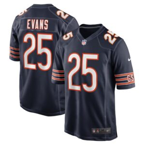 Darrynton Evans Chicago Bears Nike  Game Jersey -  Navy- 49Native
